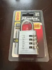 Master Lock 4 Letter Combination 643 DASTWD BB1
