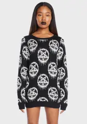 [Too Fast] Pentagram Holiday Sweater