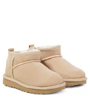 [UGG Kids] UGG Kids Classic Ultra Mini suede boots UK 7 beige