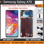 SAMSUNG AMOLED 顯示屏適用於三星 GALAXY A70 LCD A705 A705FN A705YN A7