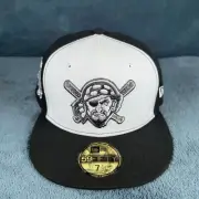 New Era 59fifty Pittsburgh Pirates Fitted Hat 7 1/2 YIN AND YANG NEW RARE