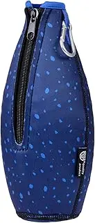 [GRÄWE] Neoprene Bottle Sleeve Compatible with SodaStream Glass Bottles Dark Blue/Light Blue