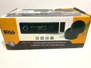 (C) Boss Auto 200W 4 Channel InDash MP3-Compatible Digital Media AM/FM Receiver