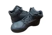 Wolverine Rigger Mid CM Steel Cap Safety Leather Boots Waterproof Shoes - Black