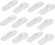 20Pairs Disposable Indoor Slippers for Guests Lightweight Hotel Shoes Comfortable Non Slip House Slippers for Parties and Events Soft Nap Cloth Material