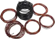 10pcs Braided Aluminum Wire Bendable Wire Bending Wire Garden Training Wire Garden Wire Bonsai Aluminum Wire Bonsai Gardening Wire Heavy Wire Money Tree Garden Flexible Tie