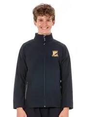 Boys Navy & Graphite Soft Shell Jacket