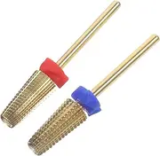 WOONEKY 2pcs Grinding Head Nail Bits for Nail Drill Cuticle Drill Bits Nail Drill Bits for Acrylic Nails Nail Drill Bits Cuticle Nails Drill Bits Acrylic Drill Bits Acrylic Nail Drill Bits