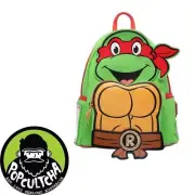Teenage Mutant Ninja Turtles - Raphael Cosplay 10" Faux Leather Mini Backpack