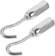2pcs Car Repair Hook Auto Dent Maintenance Kit Dent Remover Tool for Car Mini Dent Puller Body Panel Dent Tools Car Dent Rods Auto Dent Removal Tool Dent Removal Kit Silver Iron