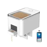 WiFi Automatic Fish Feeder for Aquarium, Food Dispenser for Fish Tank with Ap...