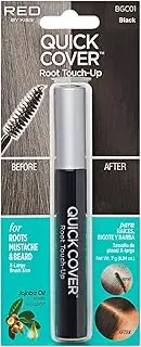 Kiss Quick Cover Gray Hair Touch Up Brush #00586 BGC01 Black 0.25oz