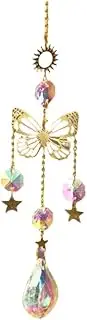 Butterfly Crystal Sun Catcher - Glass prism reflecting lights for home, garden and car decor Catcher
