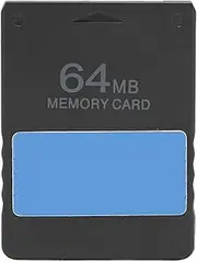 FMCB Free McBoot Card 64MB Game Console Memory Card for PS2 Thick Machine, FMCB V1.966 External Program Card, Store Files and Games, Plug and Play