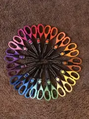 Kraft Edgers Scissors Colorful Set of 15 Metal Blade