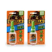 GORILLA 7700108 3.2oz Super Glue Gel - 2 Counts