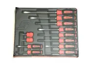 Snap-on Tools NEW SGDX120BO 12pc ORANGE Soft Grip Combo Screwdriver Set