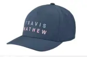 Travis Mathew Firework Float SnapBack Flexfit Tech 110 Hat New $40 MSRP Sticker