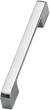 5 Pcs Square Kitchen Cabinet Handles, Zinc Alloy Pull Handle Hole Center 96mm / 128mm / 160mm / 192mm Drawer Handles with Screws for Kitchen and Bathroom Cupboard