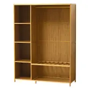 Lauft Open Wardrobe Clothes Rail Rack Hanging Garment Organiser Coat Shelf