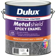 dulux 4l metalshield epoxy enamel gloss paint vivid white 4l