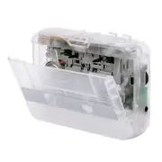 TONIVENT Portable Cassette Player Stereo Auto Reverse Transparent B3D3