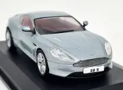Oxford 1/43 Aston Martin DB9 Coupe Metallic Silver Diecast Model Car