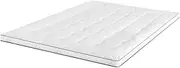 Queen Pillowtop Mattress Topper, 203 x 183 x 5 cm, Microfiber Fill, Polyester Cover