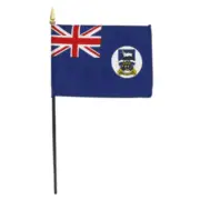 "4x6" Falkland Islands Flag / Falkland Islands Desk Flag / Falkland Stick Flag