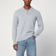 [Drumohr] Grey lambswool polo 48 IT Grey