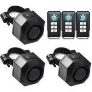 Waterproof Wireless Security Vibration Motion Sensor Alarm Remote USB Charge