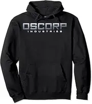 [Marvel] Spider-Man Oscorp Industries Silver Logo Pullover Hoodie