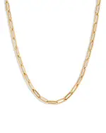 Bloomingdale's Fine Collection Paperclip Link Chain Necklace in 14K Yellow Gold, 20