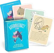 Knock Knock Affirmators! at Work: 50 Affirmation Cards to Help You Help Yourself - Without The Self-Helpy-Ness!, 3.75" x 5" (12321)