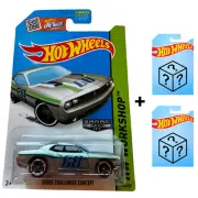 HOT WHEELS ZAMAC 17 DODGE CHALLENGER CONCEPT #68 SILVER 234/250 + 2 MYSTERY CARS