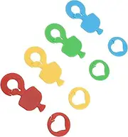 4Pcs Cute Cartoon Design Manual Can Opener Keychain, Multifunction Package Opener Citrus Peeler Tool for Daily Use, Ideal Present for Friends and Family