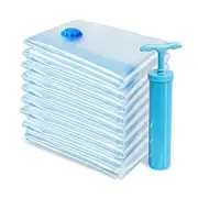 4 Pack Vacuum Storage Bags for Comforters Clothes Pillow Beddings with Pump