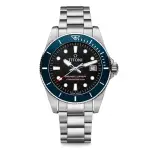 TITONI 瑞士梅花錶 SEASCOPER 300 海洋潛水錶 83300 S-BE-706 潛水機械錶 /藍框黑面