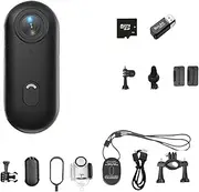 Nexo25 Camera, 2025 New Nexo25 Camera, Mini Wearable Sports, with Waterproof Case Magnetic Clip Action, with 4k/1080p, 360° Rotation, for Cycling, Diving, Travel (1pcs Black 1080P)