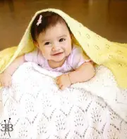 Fiber Trends KNITTING PATTERN CH48 Light & Lacy Baby Blankets