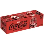 Coca Cola Zero Sugar Soda Soft Drink 12 Pack Coke Soda Pop 12oz