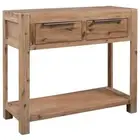 Wooden Console Table With Drawers Hall Furniture Side Cabinet Storage Organizer