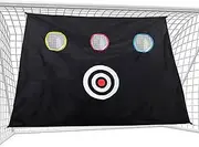Golf Net Target | Practice Hitting Net - Chipping Tool Driving Training Striking Aids for Men Dad Backyard Indoor Driving Range