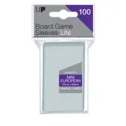 Ultra PRO 100 Ct Lite Mini European Board Game Sleeves Protector 44mmx68mm