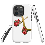 For iPhone 15 Pro Max Case, Shielding Cover, Letter X