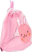 ERINGOGO Cartoon Mesh Beach Bag Capacity Storage for Sand Outdoor Fun Quick Dry Design for Easy Clean Up for Family Outings