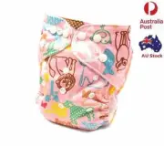 Baby Modern Cloth Nappy Waterproof Outer Layer Adjustable Reusable Nappies D242