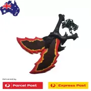 God of War Kratos Replica Solid Foam Cosplay Prop Flaming Blade of Chaos w Chain