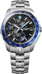 CASIO OCEANUS OCW-S7000-1AJF Manta Bluetooth Radio Solar Titanium Watch Silver