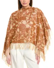 Brunello Cucinelli Linen-Blend Poncho